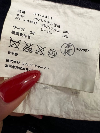 Navy Wool Military Style Jacket