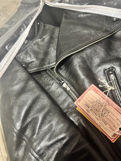 Vintage Freewheelers Black Leather Jacket