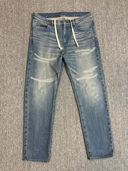 BEAMS JAPAN Vintage Washed Slim Denim Pants