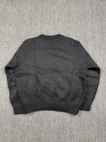 Saint Laurent FW22 Letter Jacquard Crewneck Sweater
