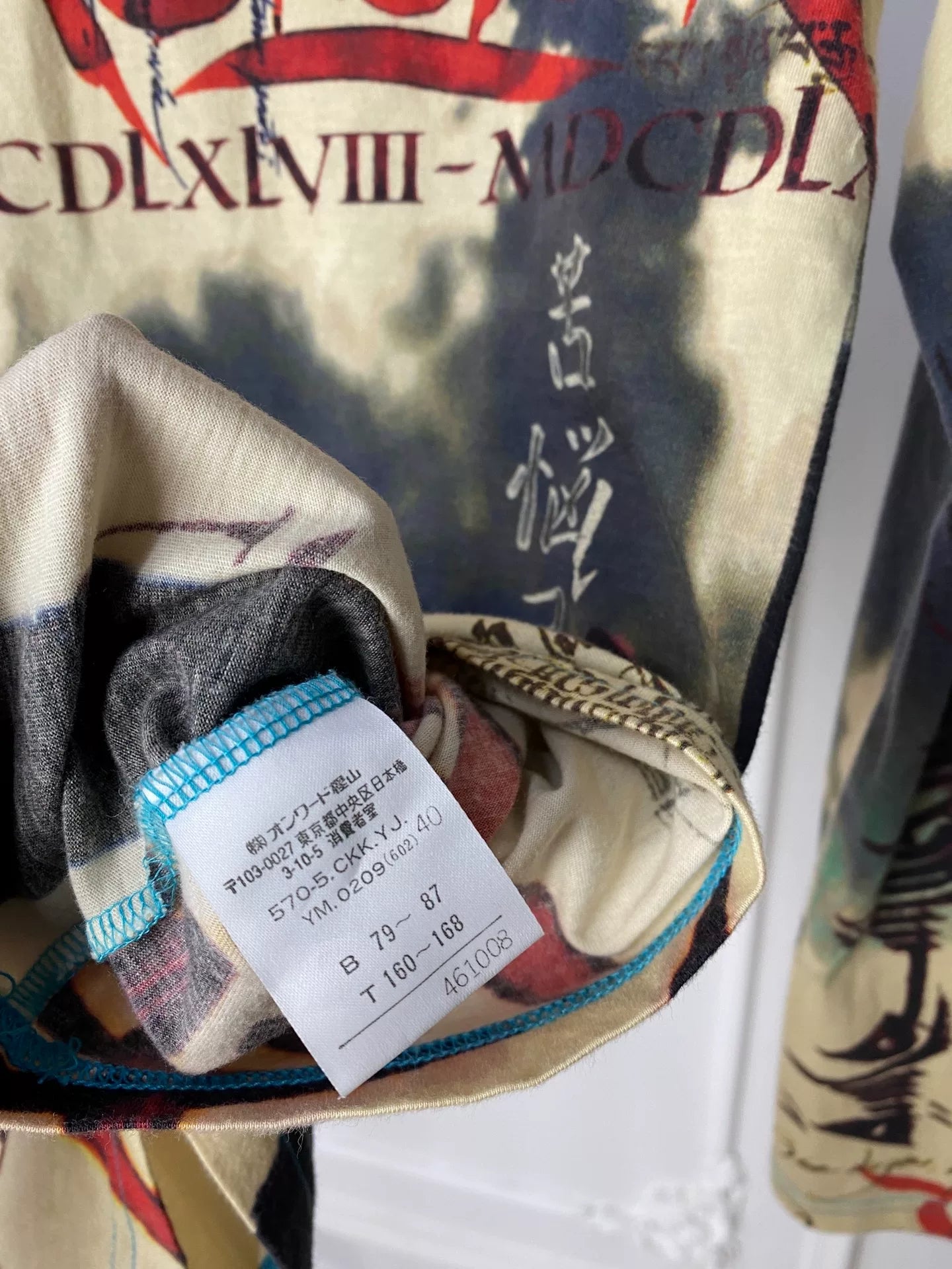 jean paul gaultier long sleeve graphic shirt