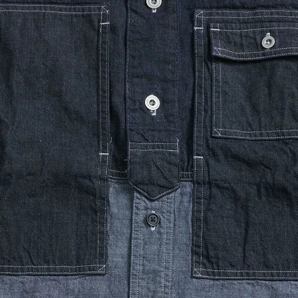 Nigel Cabourn Utility Vintage Denim Shirt