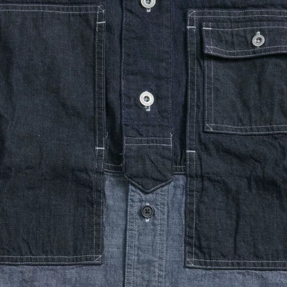 Nigel Cabourn Utility Vintage Denim Shirt