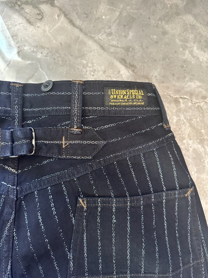 Freewheelers Chain Stripe Parisian Button Pants