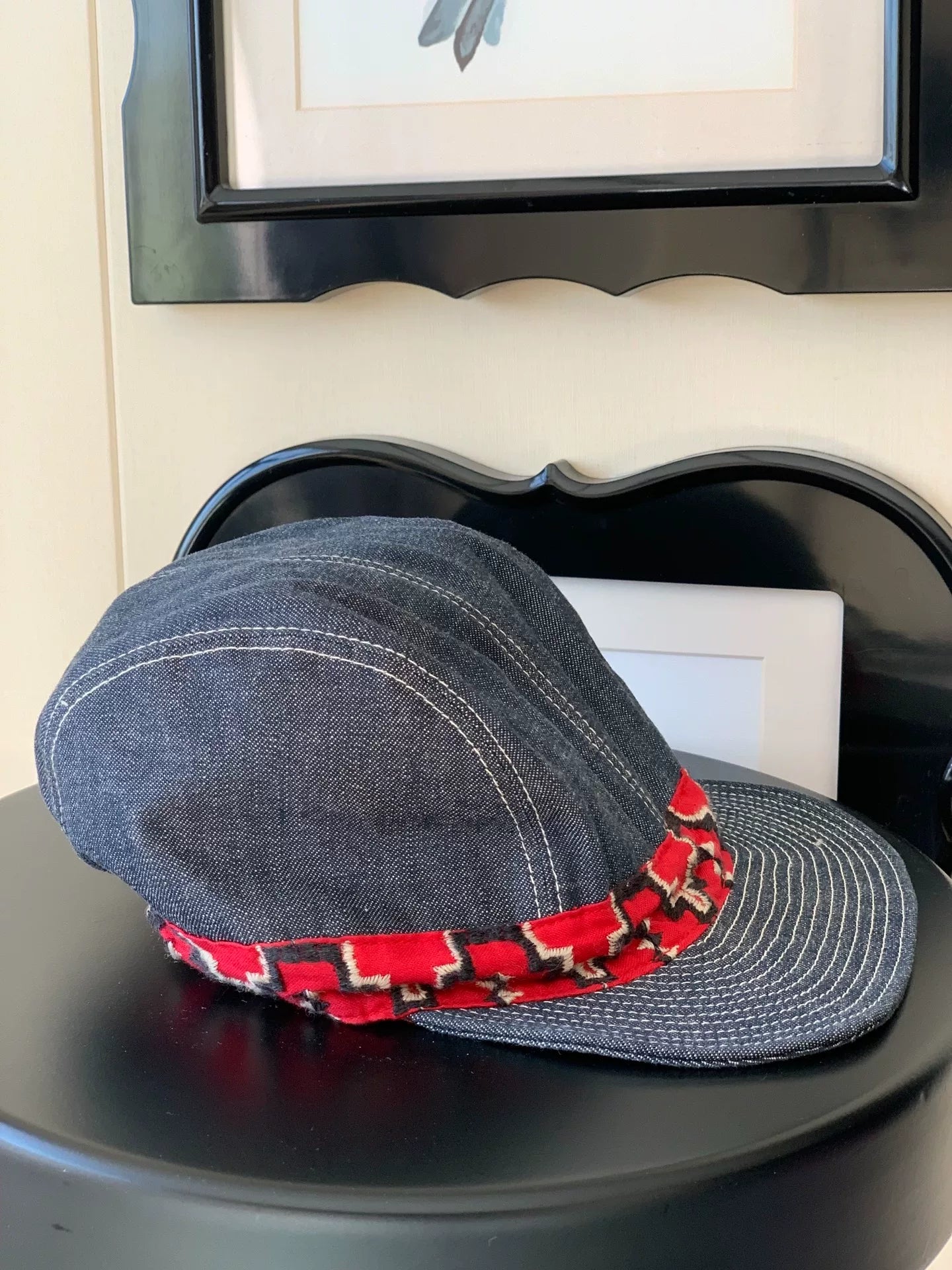 Kapital Denim Newsboy Cap