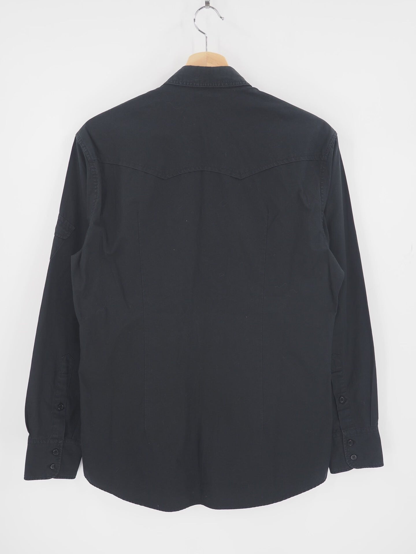 black cotton work shirt from Dolce & Gabbana