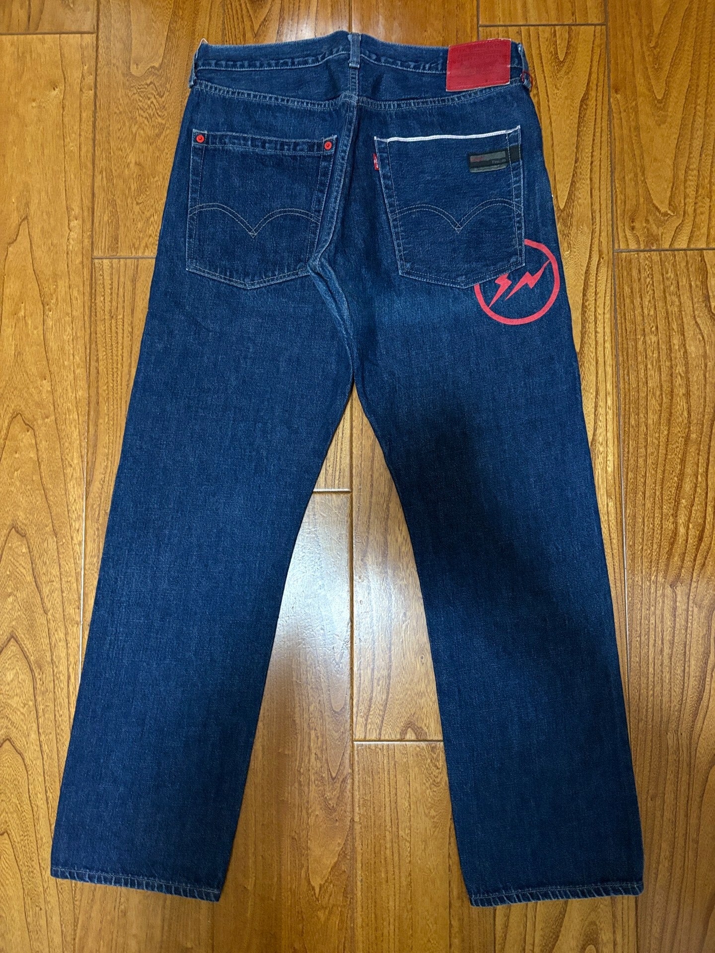Levi's Fenom Red Flash Unwashed Jeans
