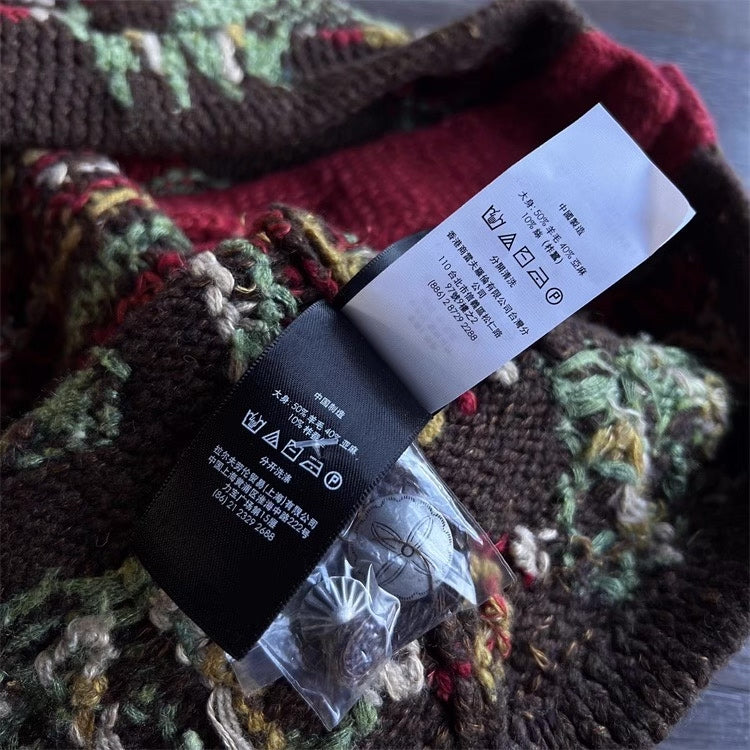 RRL 2022 Shawl Collar Indian Sweater Cardigan