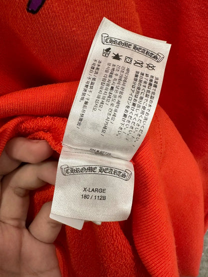 Chrome Hearts Mattyboy Orange Graffiti Hoodie