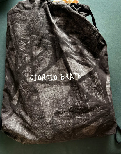 Giorgio Brato Distressed Goatskin Leather Jacket