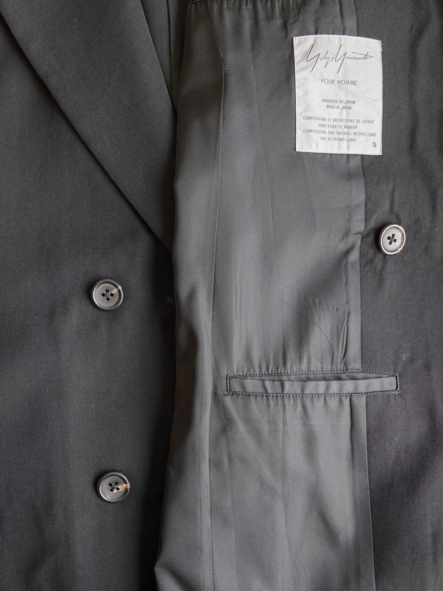 Yohji Yamamoto Double-Breasted Jacket