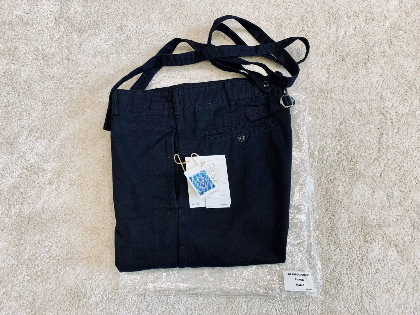 VISVIM 19SS ICT CAMUS BRACES PANTS