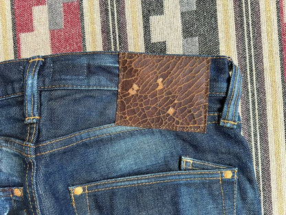 prps noir distressed denim pants from japan