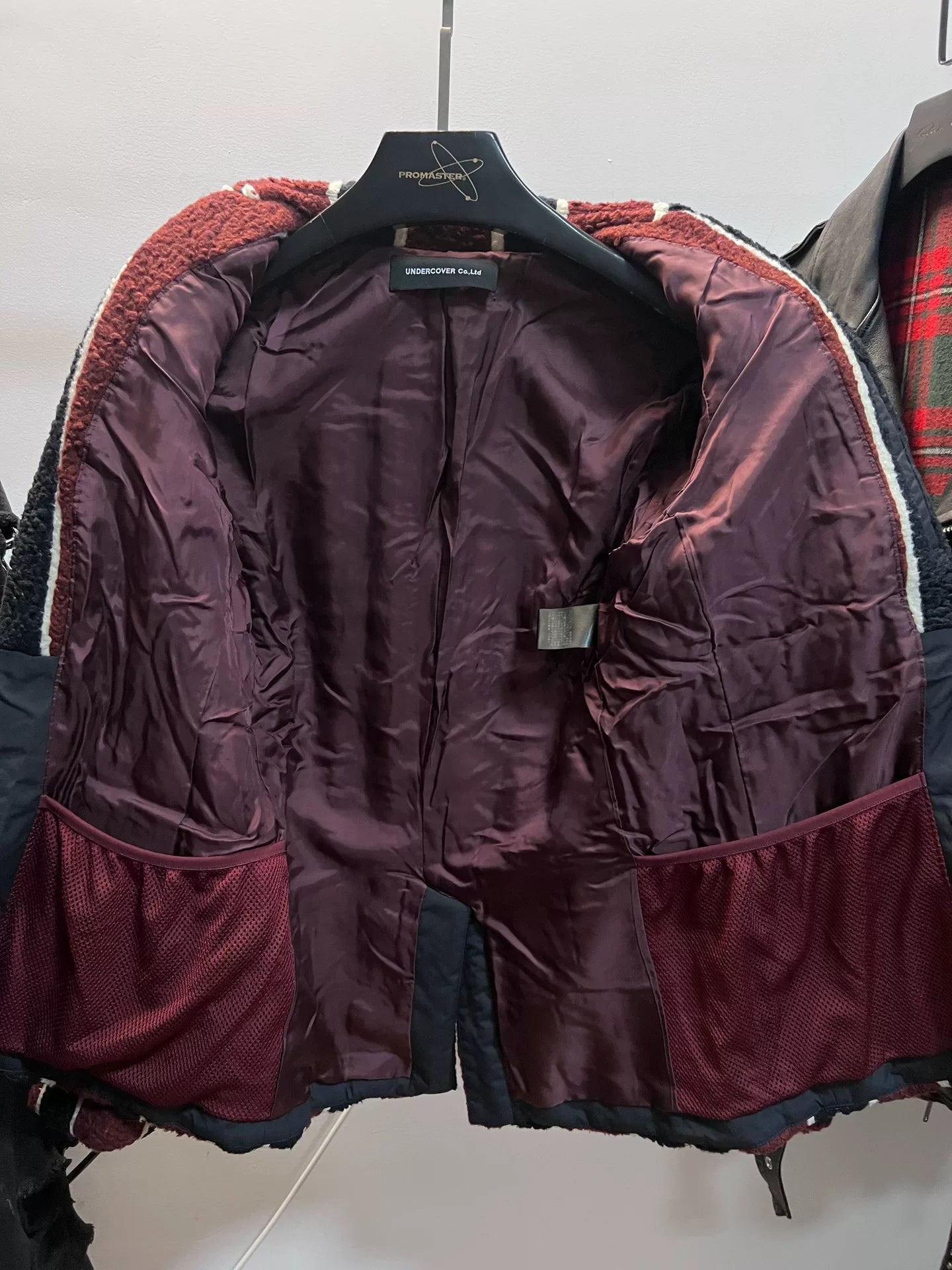 Undercover 2018AW Teddy Bear Stripe Blazer