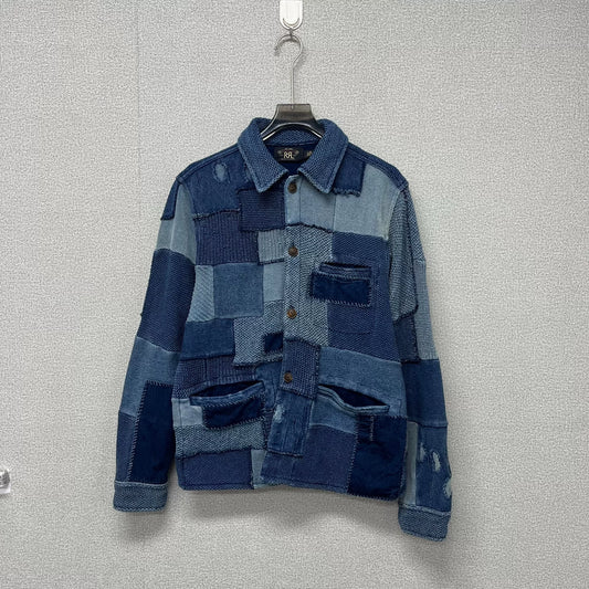 RRL Double RL Patchwork Cotton Linen Jacket