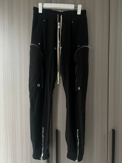 Rick Owens 5-Zipper Pants in Black