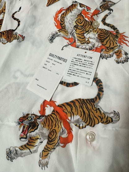 Wacko Maria x Tim Lehi Flame Tiger Shirt