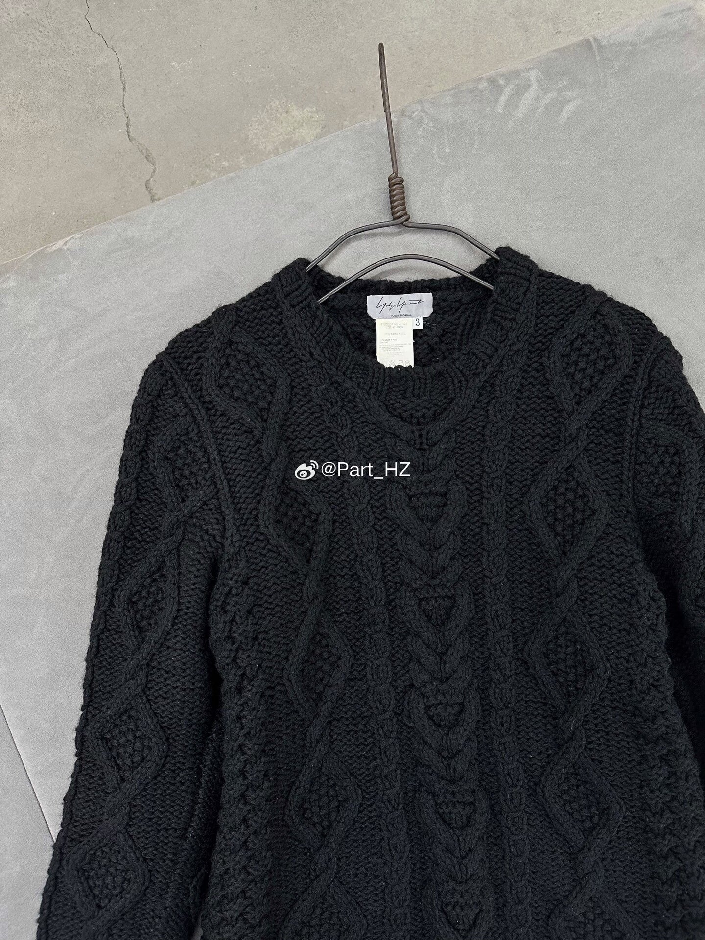 Yohji Yamamoto A/W 2002 Hand-Knit Sweater