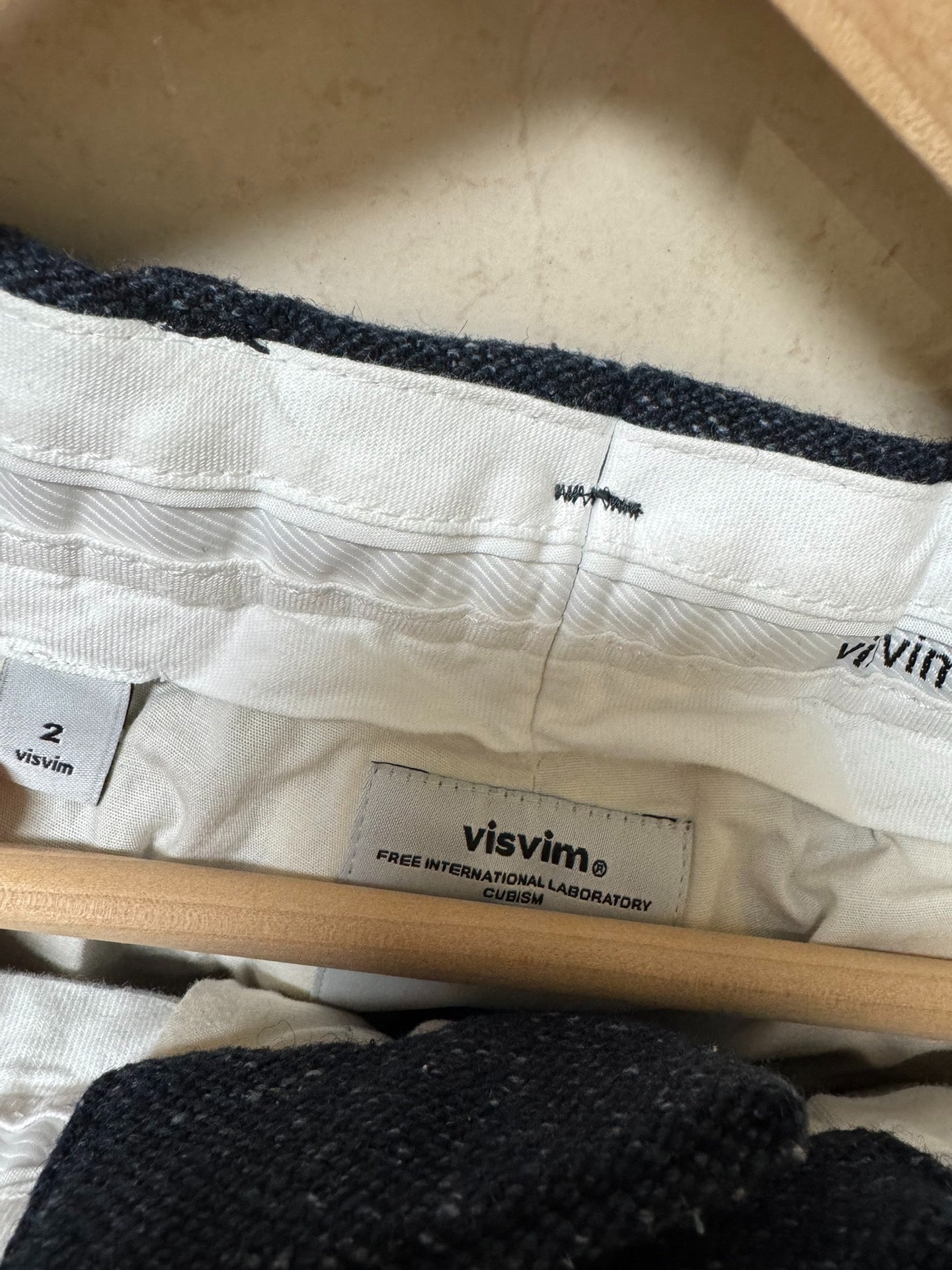 visvim High Water Slacks Melange Wool