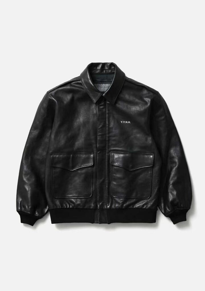 Yohji Yamamoto x Neighborhood A2 Leather Jacket