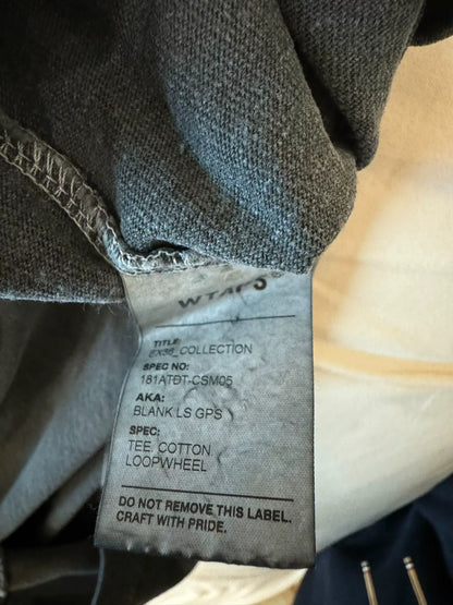 wtaps 18ss blank tee