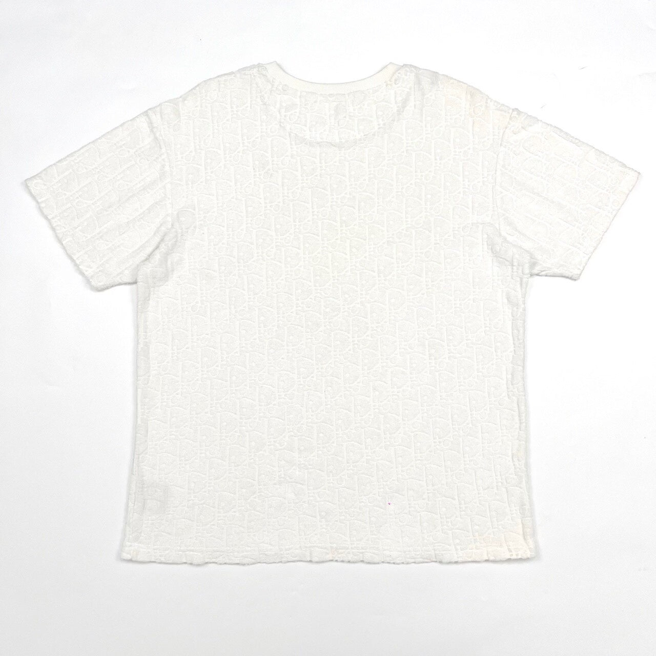 Dior Logo Print White Short Sleeve