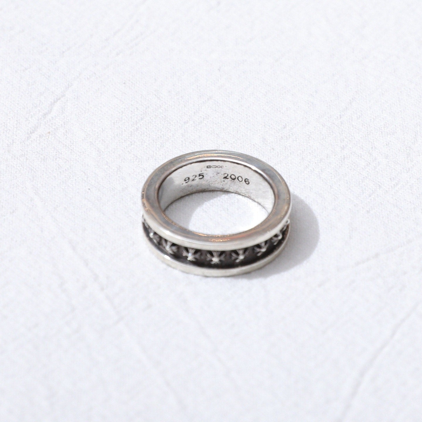 Chrome Hearts 925 Silver Mini Plus Ring
