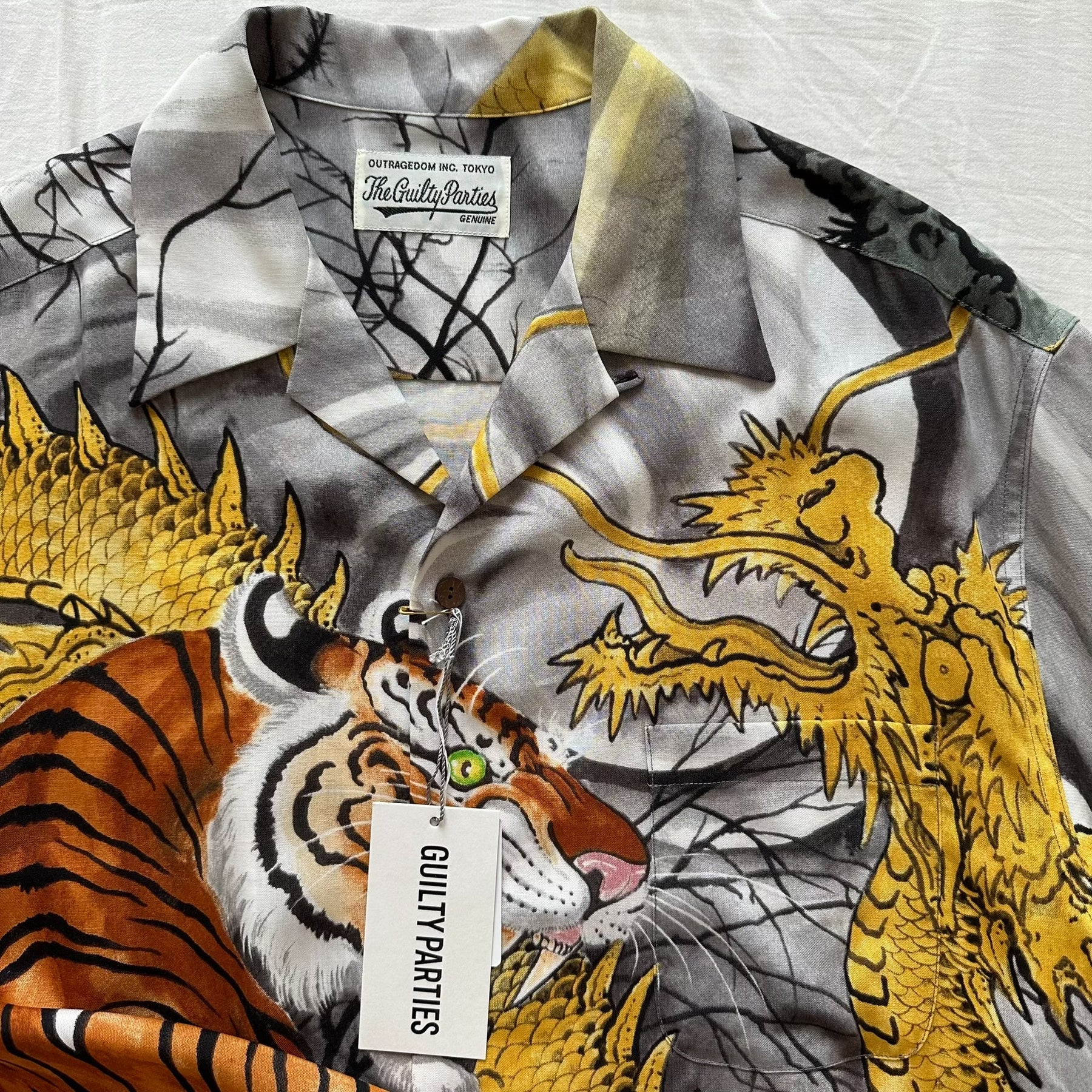 WACKO MARIA 22SS Dragon Tiger Hawaiian Shirt