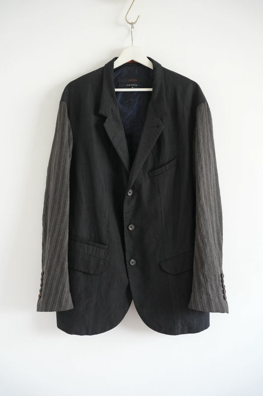 Ziggy Chen AW19 Cold-Dyed Stripe Signed Blazer