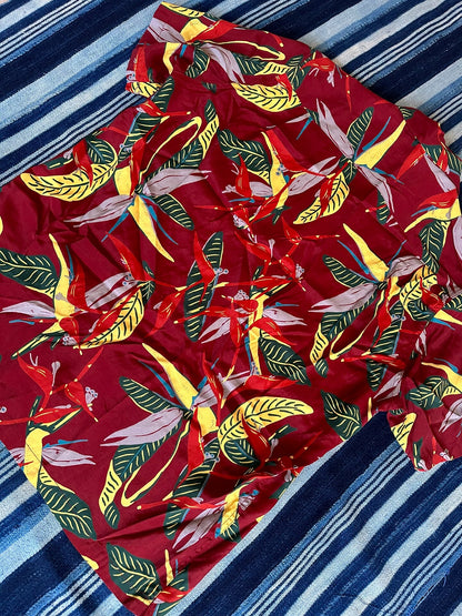 wacko maria floral hawaiian short sleeve shirt