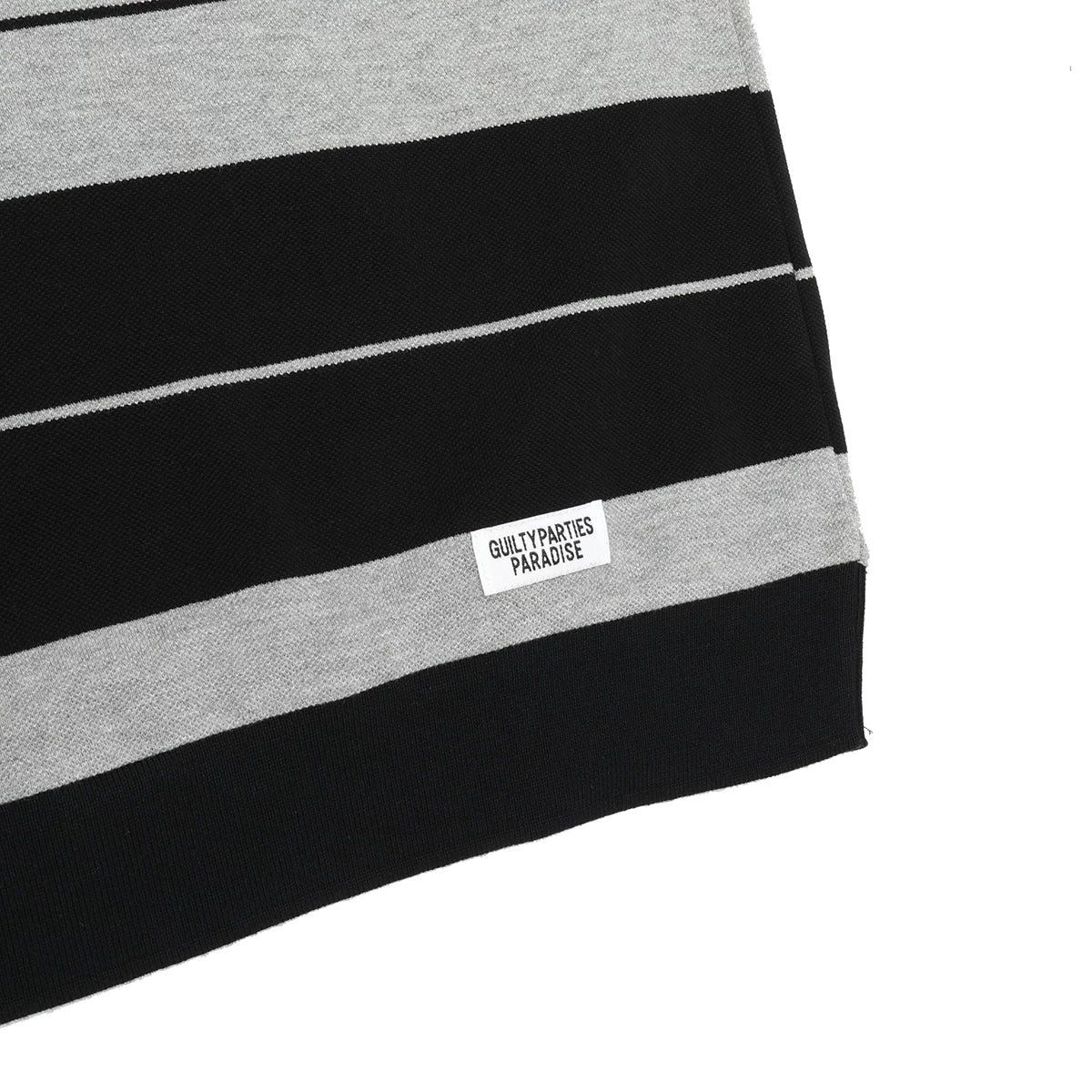 wacko maria striped polo shirt s/s xl