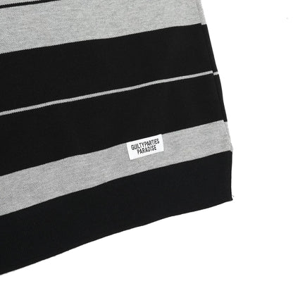 wacko maria striped polo shirt s/s xl