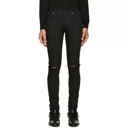 Saint Laurent SLP Black Distressed Jeans