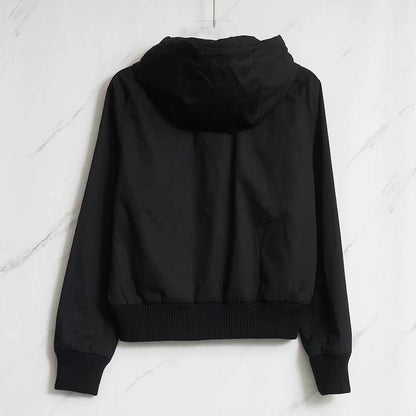 Saint Laurent Men's Double Zip Hooded Jacket