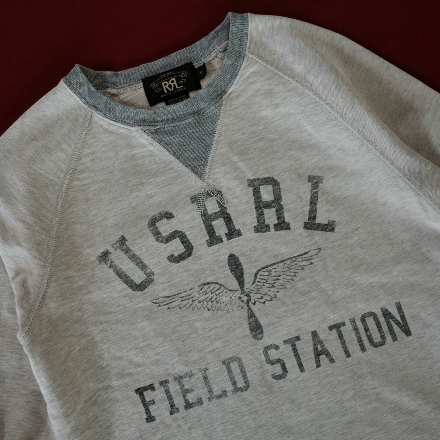 RRL Early Field Station Vintage Sweatshirt