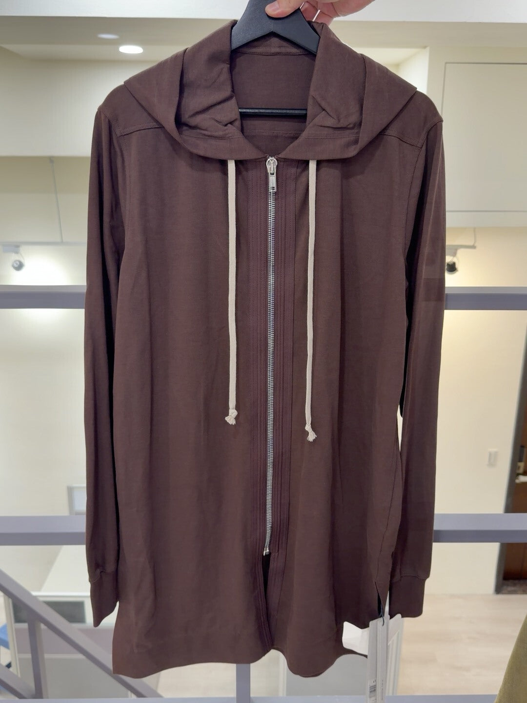 Rick Owens M Zip Hooded Jacket