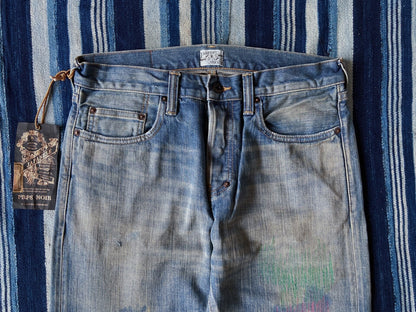 prps noir heavy washed denim pants