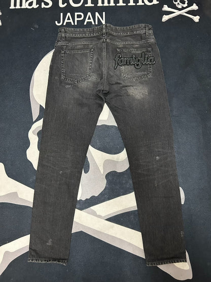 Dolce & Gabbana Distressed Gray Jeans
