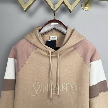 Saint Laurent Men's Beige Hoodie