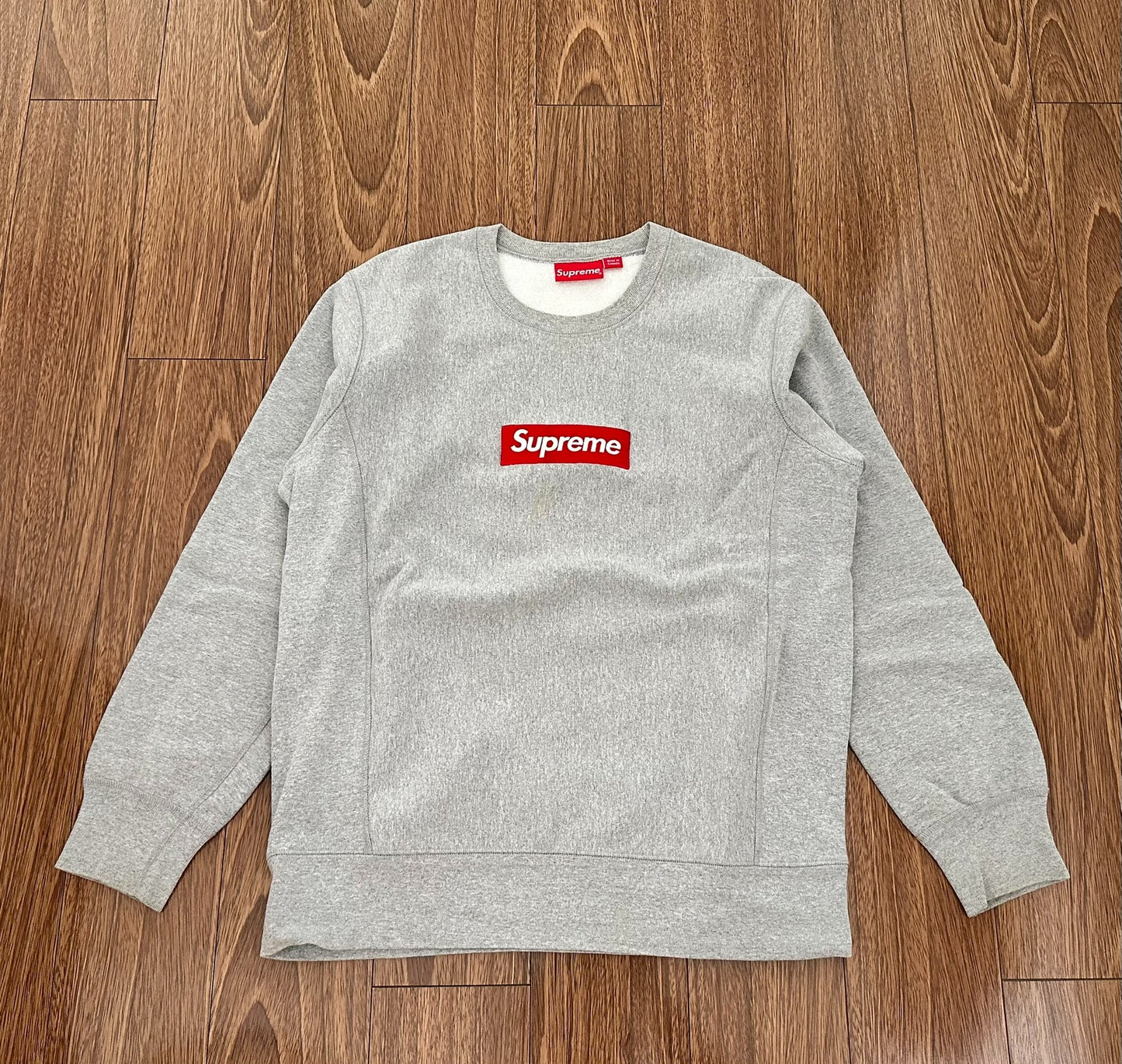 supreme box logo crewneck sweatshirt 18fw