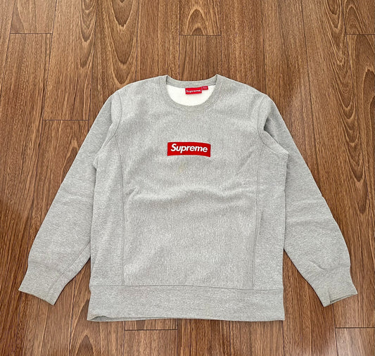 supreme box logo crewneck sweatshirt 18fw
