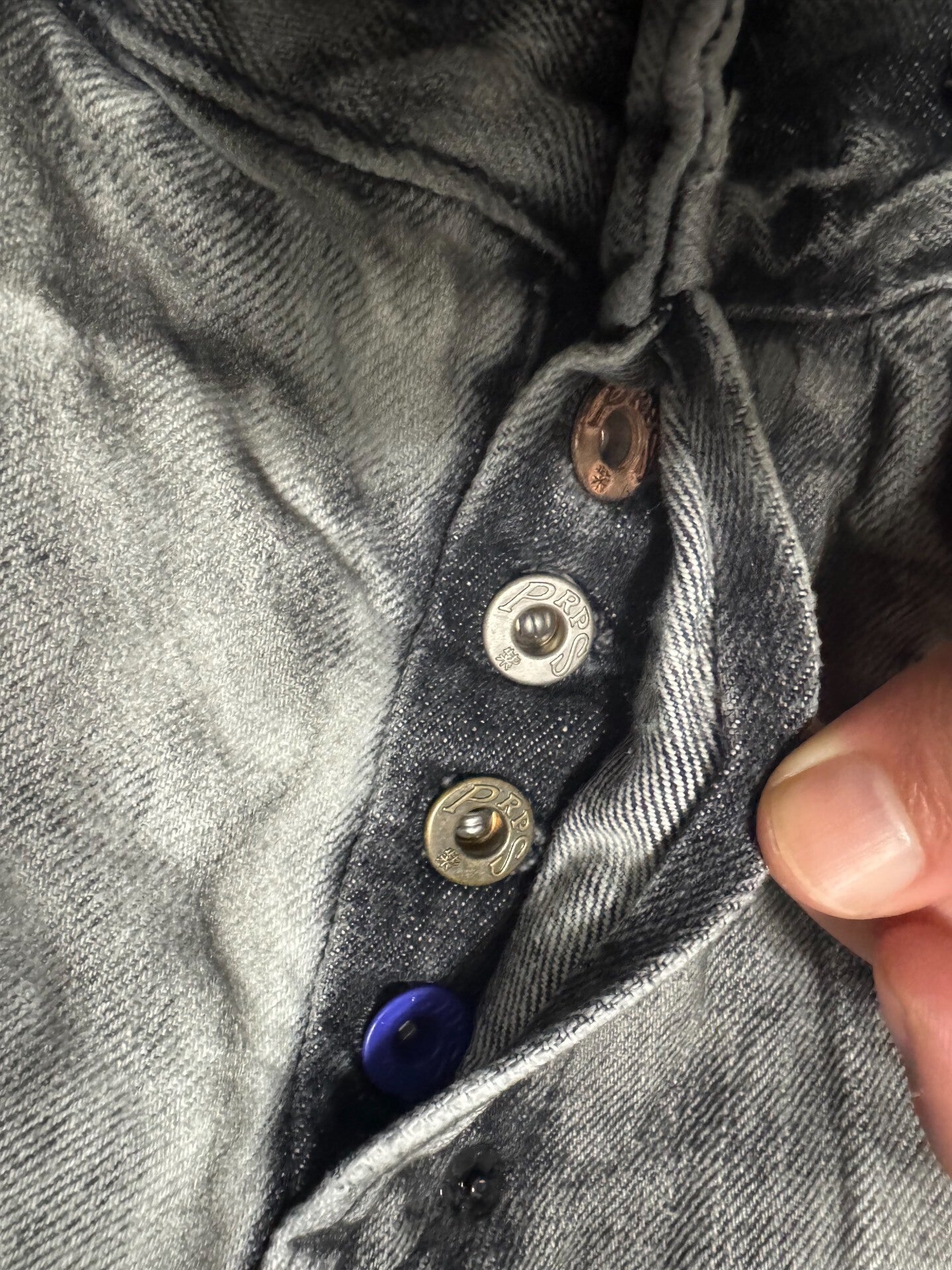 Gray White Tie-Dye Jeans