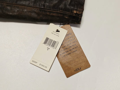 Ralph Lauren RRL Vintage Leather Motorcycle Jacket