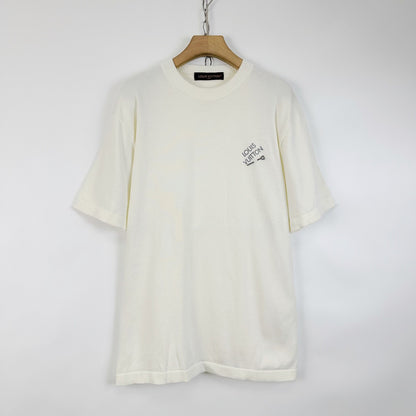 Louis Vuitton Chest Logo Embroidered Knit Tee