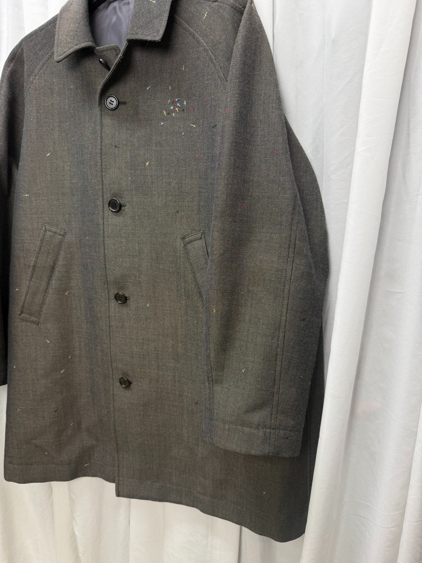 UNDERCOVER Hand-sewn Cross Embroidery Coat