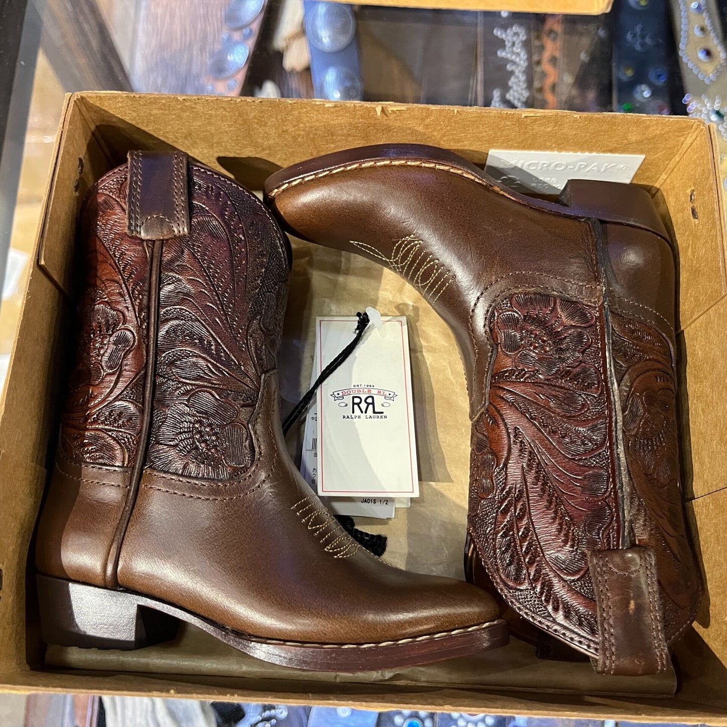limited edition double rl cowboy boots