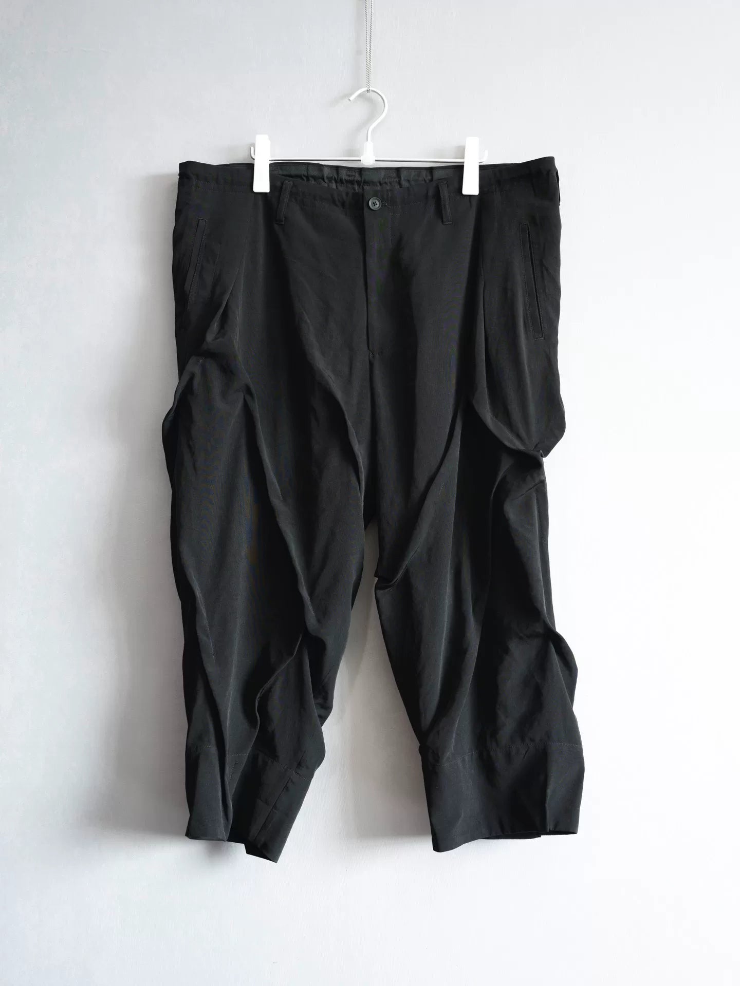 Yohji Yamamoto Irregular Pleated Trousers