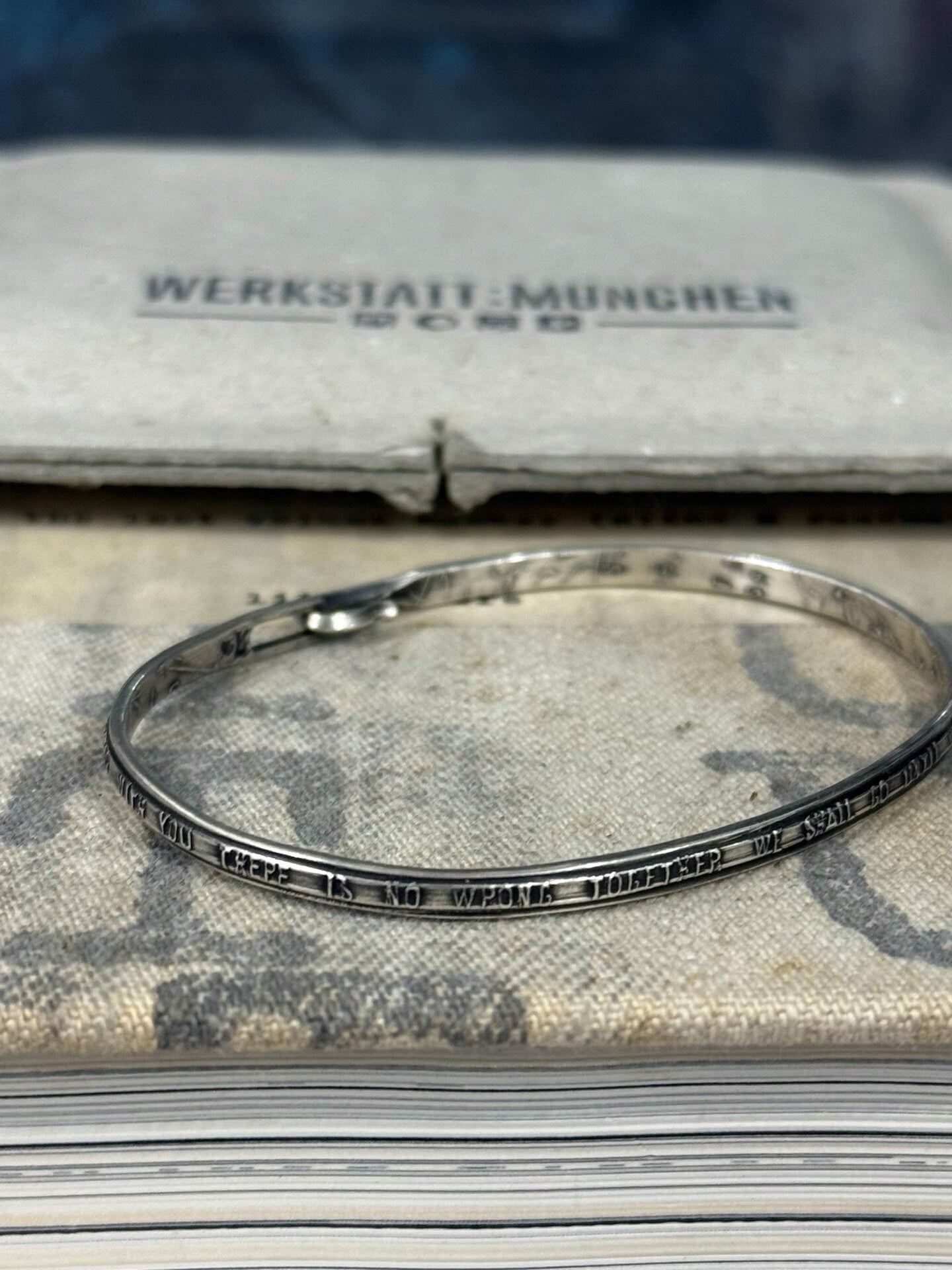 werkstatt muenchen 925 silver bracelet size s
