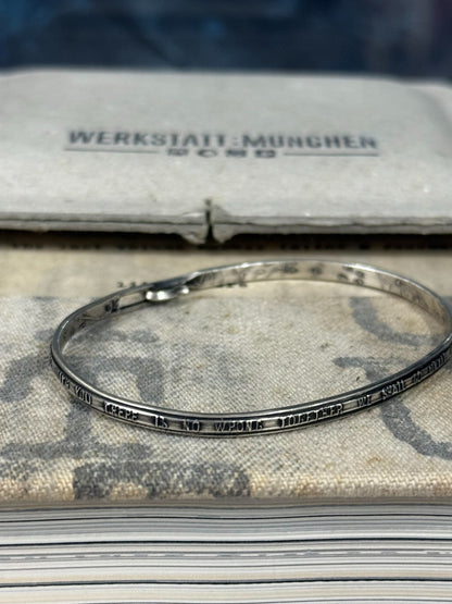 werkstatt muenchen 925 silver bracelet size s