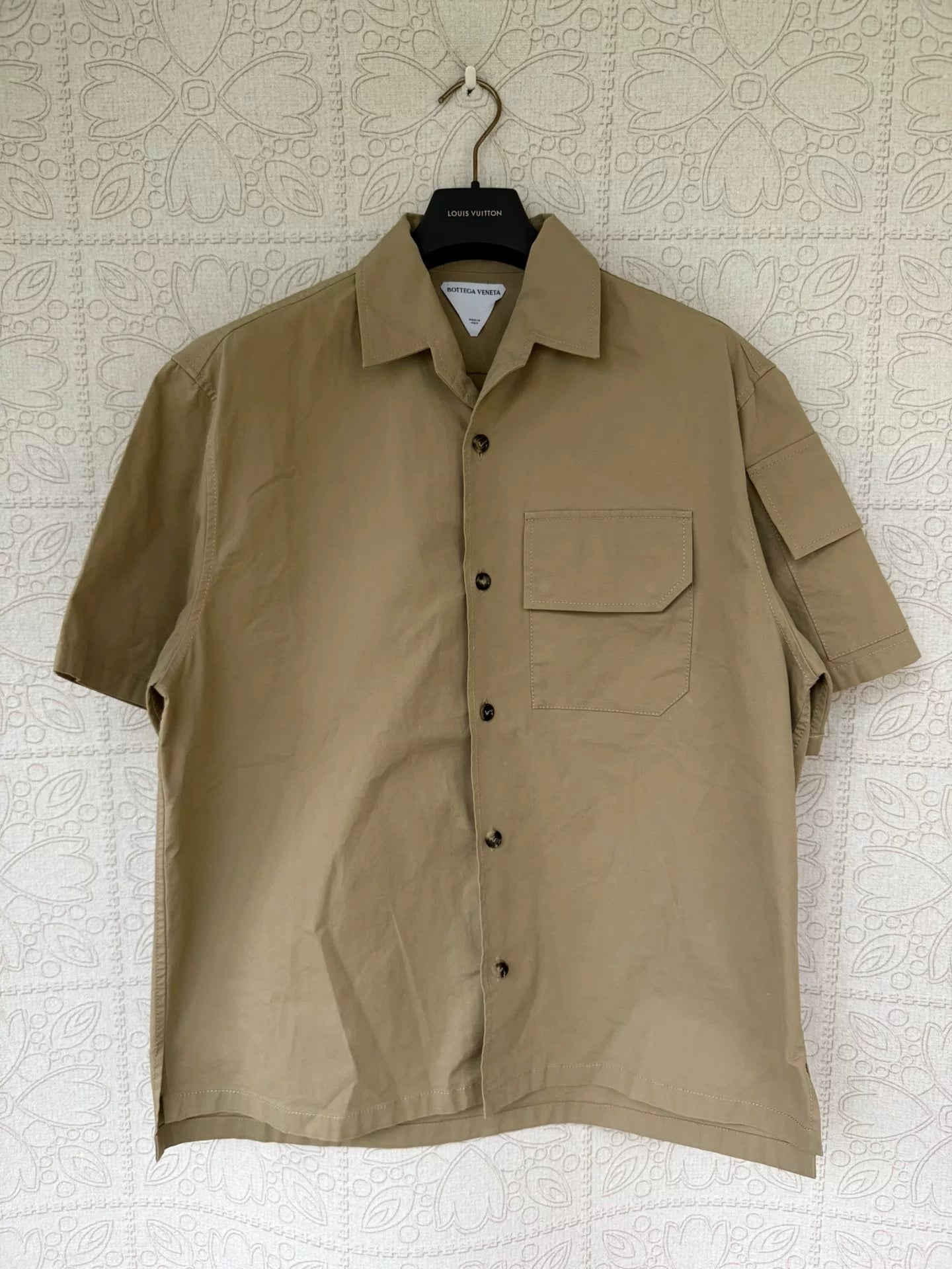 Bottega Veneta Short Sleeve Work Shirt Jacket
